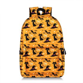 Fashion All-print New Cute Cat Creative Backpack (Option: 01 Style)