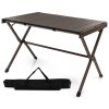 4-6 Person Portable Aluminum Camping Table with Carrying Bag